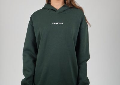 Yeşil Kapşonlu Sweatshirt